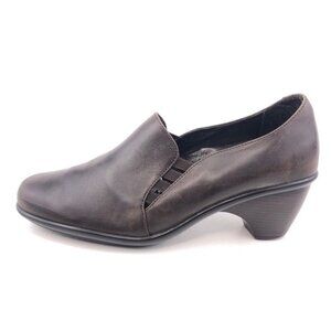 Dansko Brown Leather Slip on Pump Shoes EUR 40